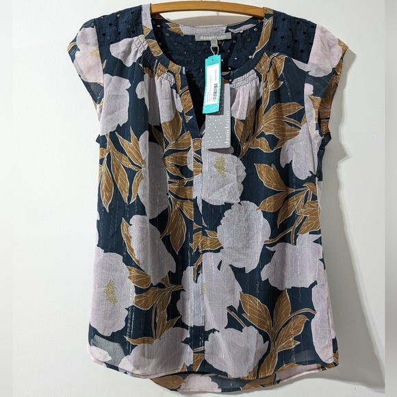 🌸 Daniel Rainn Fraya Blouse Floral Size S NWT STITCH FIX - Picture 1 of 6